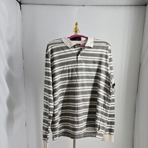 Ted Baker Striped Polo Shirt 3X Men's